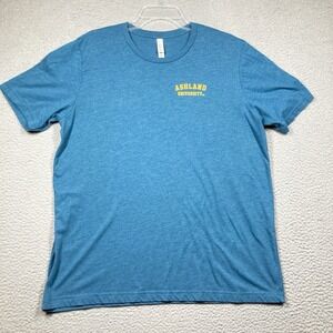 Ashland University Eagles T Shirt Women's XL Blue‎ Short Sleeve "Eagles Nest"